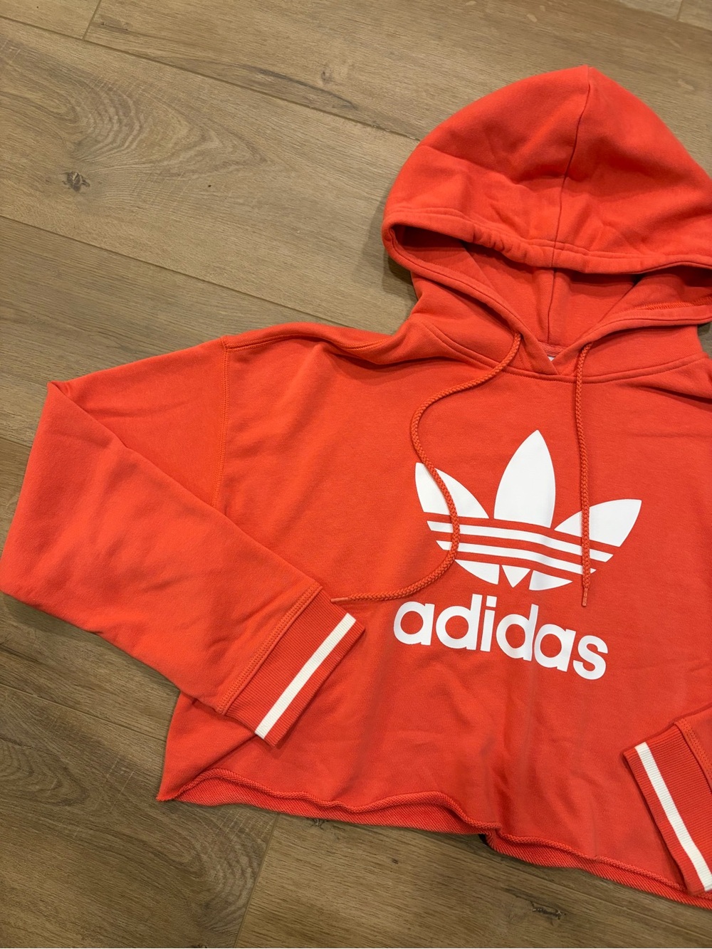 NWOT Adidas Cropped Hoodie